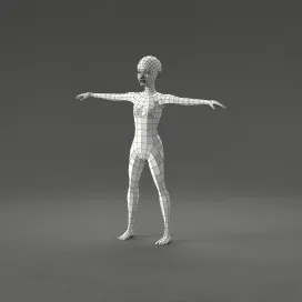 Woman cartoon tpose